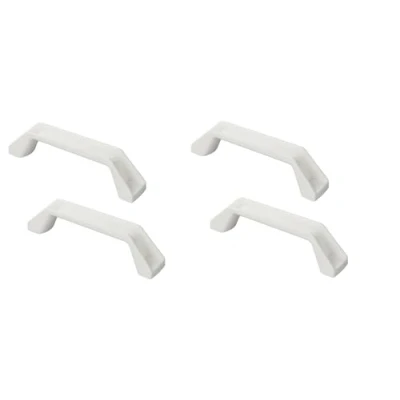 Image de blntackle76 Lot de 2 ou 4 poignées manœuvre pour caravane 180 mm Plastique blanc Aide à la marche remorque (4 manœuvre)