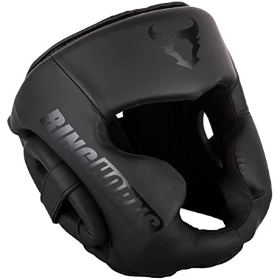 Image de Venum Ringhorns Mixte Charger Casque de boxe, Noir / Noir, Taille unique EU