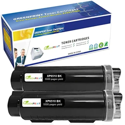 Image de GREENPRINT Cartouches de Toner Compatibles 6510 6515【Extra High Yield】 5500 Pages 2 Noir pour Xerox Phaser 6510n 6510dn 6510dni 6510dnm WorkCentre 6515n 6515dn 6515dni 6515dnm Imprimante