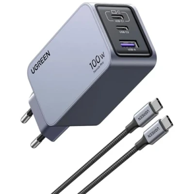 Image de UGREEN Nexode Pro 100 W GaN Chargeur avec câble USB C