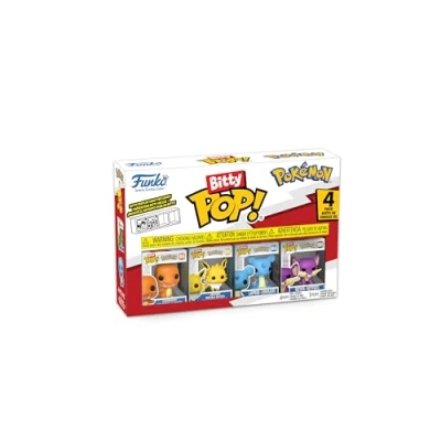 Image de Funko Bitty Pop! Pokemon Charmander 4PKet Une Mini Figurine Mystère en Surprise 2.2 Cm Collectionnable Étagère Empilable Incluse