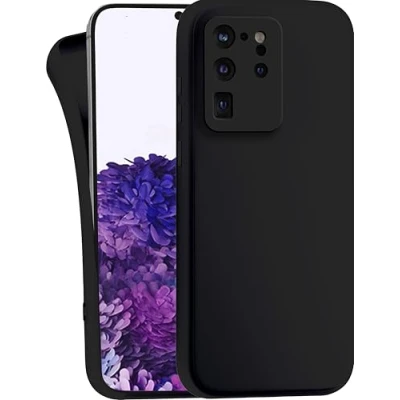 Image de MyGadget Coque pour Samsung Galaxy S20 Ultra Case TPU Souple &amp; Soft Cover Protection Extra Fine Légère Étui Coloré Anti Choc et Rayures Noir