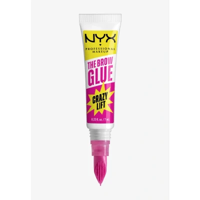 Image de NYX Professional Makeup Glue fixatrice Sourcils Effet Laminés Tenue jusqu&#039;à 24H Formule Vegan Peigne Applicateur Intégré The Brow Crazy Lift Teinte : Transparent (01) 7ml