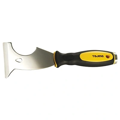 Image de Tajima SCR M75 Grattoir à noyau dur usage multiple 75 mm, Argent/noir/jaune