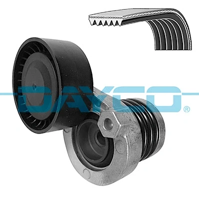Image de DAYCO KPV386 Jeu de courroies trapézoïdales à nervures RENAULT: Clio 4, Megane 3, CC, DACIA: Duster SUV, Sandero 2, I