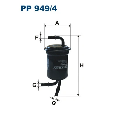Image de FILTRON PP 949/4 Filtre à Carburant de conduite 8 KIA: CARENS 3, Cerato 5 portes, 2