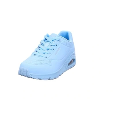 Image de Skechers Sport UNO Baskets basses, Femme, Taille: 38.5, Light blue durabuck Cuir / matière synthétique