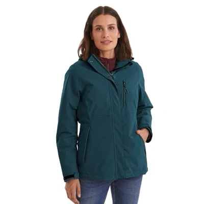 Image de Killtec womens Veste fonctionnelle avec capuche zippée KOW 140 WMN JCKT, pétrole, 46, 37411 000
