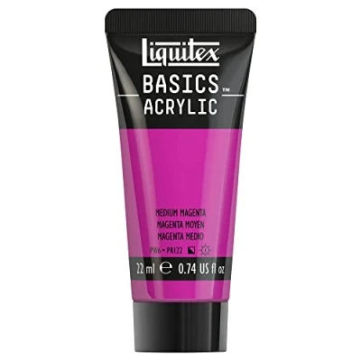 Image de Liquitex Acrylique Basics Tube 22 ml Magenta Moyen ROW