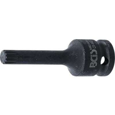 Image de BGS 5482 M10 Douille à embouts choc 12,5 mm (1/2&quot;) denture multiple intérieure (pour XZN)