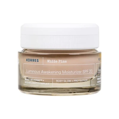 Image de Korres White PINE Luminous Awakening Moisturizer SPF 20 Protection solaire, Femme, Taille: 40 ml,