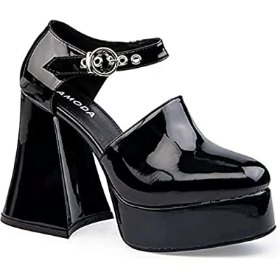 Image de LAMODA Femme One in A Million Chaussures de Court, Imprimé Noir, 38 EU