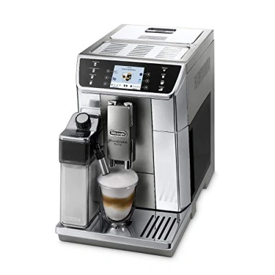 Image de De&#039;Longhi Prima Donna Elite ECAM 656.55. MS Machine à café entièrement automatique (3,5 Écran couleur TFT, système Lait intégré, App Contrôle, acier inoxydable, fonction de 2 tasses avant) Argent