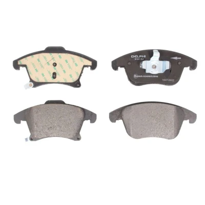 Image de DELPHI LP3181 Jeu de plaquettes frein avec indicateur d&#039;usure tôle anti bruit sans accessoires FORD: S Max Mk2, Mondeo 5 Kombi,
