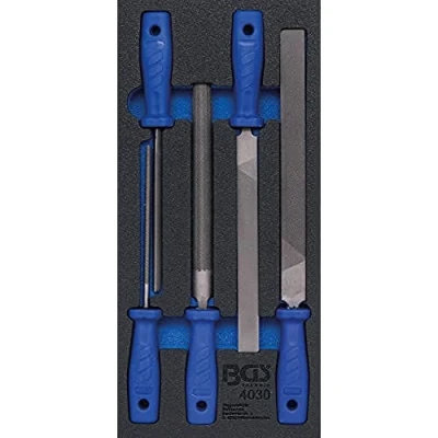 Image de BGS 4030 Insert de servante d&#039;atelier 1/3 : Jeu limes 5 pièces