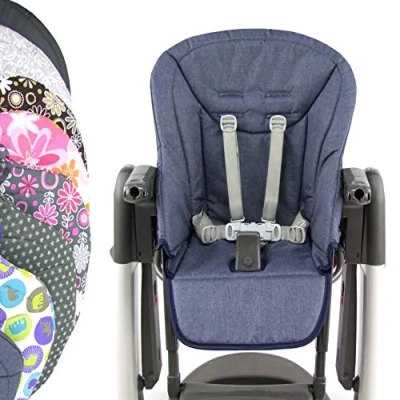 Image de BambiniWelt Housse de coussin rechange pour Peg Perego Tatamia (bleu chiné)