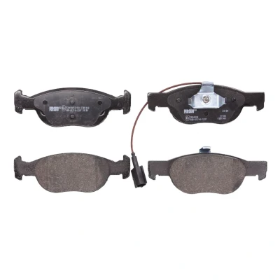 Image de FERODO PREMIER ECO FRICTION FDB1040 Jeu de plaquettes frein contact signal d&#039;usure inclus avec clip piston sans accessoires