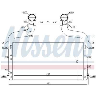 Image de NISSENS 96083 Intercooler