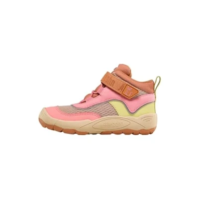 Image de Affenzahn Chaussure mi Saison Vegan Explory imperméable Respirant végétalien avec Doublure en Polaire, Fermeture Scratch et Semelle antidérapante Tailles 21 32 Chat Fuchsia