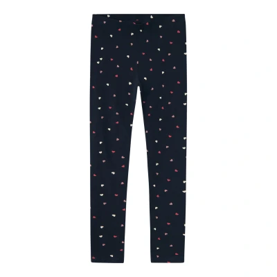 Image de NAME IT NKFVIVIAN Legging Noos, Dark Sapphire/AOP:Small Heart AOP, 4 Ans Fille