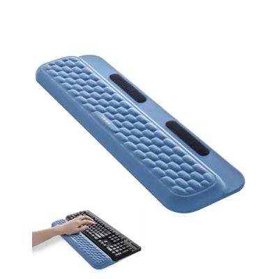 Image de Vaydeer Repose poignet pour clavier, Lycra durable et lisse, design ergonomique de massage, support relâcher la pression du prévenir le syndrome canal carpien