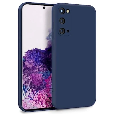 Image de MyGadget Coque pour Samsung Galaxy S20 Case TPU Souple &amp; Soft avec Doublure Microfibre Cover Protection Extra Fine Légère Bleu Foncé