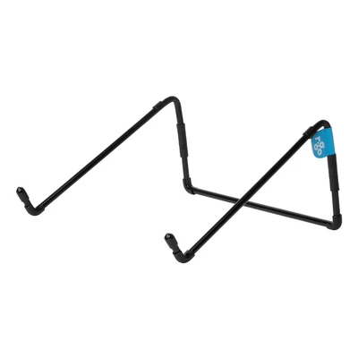 Image de R Go Tools Steel Travel Support pour Ordinateur Portable, PC Portable Pliable et Ventilé, Compatible avec MacBook Air, Pro, Dell, Autre Laptops Tablettes 10 22, Acier, Noir RGOSC015BL