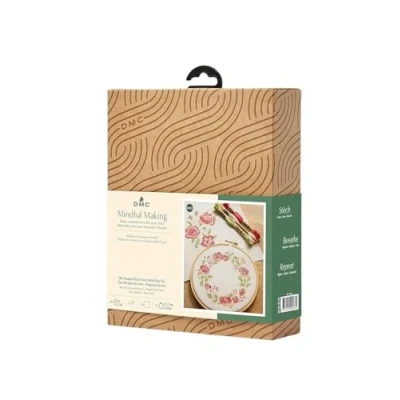 Image de DMC Mindful Making Duo Kit point de croix Fragrance rose