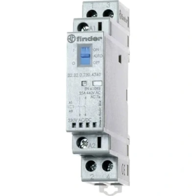 Image de Contacteur Finder 22.32.0.024.1340 1 2 NO (T) 24 V/DC, V/AC 25 A pc(s)