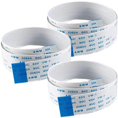 Image de AZDelivery 3 x Câble de Remplacement Flex 30cm pour caméra/écran Raspberry Pi