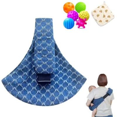 Image de porte bébé réglable, facile à porter pour tout petit, confortable nouveau né jusqu&#039;à 3 36 mois (bleu)