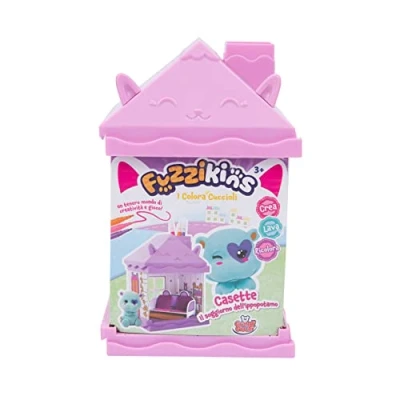 Image de Grandi Giochi Fuzzikins Les Couleurs chiots CASETTE, Le Salon De L&#039;Hippopotame, à colorier, laver et recolorer FUZ00004
