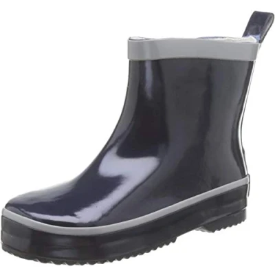 Image de Playshoes Bottes En Caoutchouc Basses Chaussons Mixte Enfant, Uni, 19/22 EU