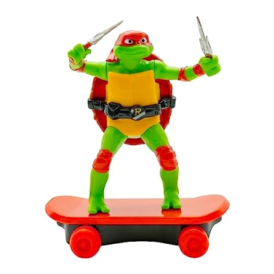 Image de TMNT Combattant égout Raphael 13 cm Rétro Friction Movie
