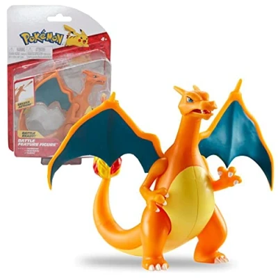 Image de Pokemon Sélection Battle Feature Figures Figurine d&#039;action Amovible de Luxe, Chiffres du Jeu:Dracaufeu