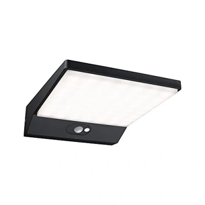 Image de Paulmann 94334 luminaire LED solaire applique IP44 incl. 1x5 watts Gris foncé lampe d&#039;extérieur aluminium 3000 K, 5 W, 5W