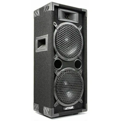 Image de MAX Max28 Enceinte Disco, Puissance de 800 Watts, 2X 8 Pouces, Idéale pour Les Soirées Karaokés, Fêtes