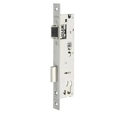 Image de THIRARD Boitier de serrure encastrable à cylindre pour menuiserie métallique, axe 30mm, entr&#039;axe 92mm, bouts carrés, inox