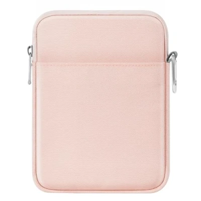 Image de MoKo 6 7 Pouces Sac à Manches Kindle, Housse de Protection en Nylon Compatible avec Kindle Colorsoft, Paperwhite 12th Gen 2024, 2024 2016, Fire 8/7, Oasis E Reader, Rose