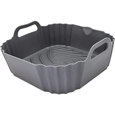 Image de Bac réutilisable en silicone pour friteuse à air, moule