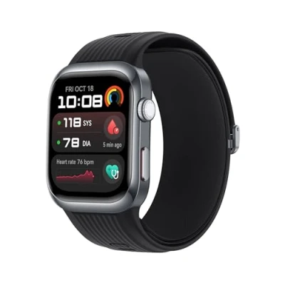 Image de HUAWEI Watch D2, Montre Connectée, Mesure ambulatoire de la Pression artérielle, Analyse ECG, Surveillez fréquence Cardiaque, SpO2, respiratoire, Design Fin et léger, iOS &amp; Android, Noir