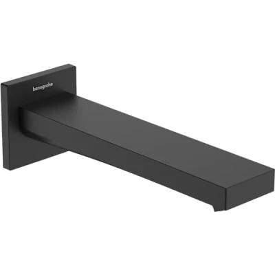 Image de hansgrohe Tecturis E Bec bain déverseur, Robinet baignoire, Noir mat, 73410670