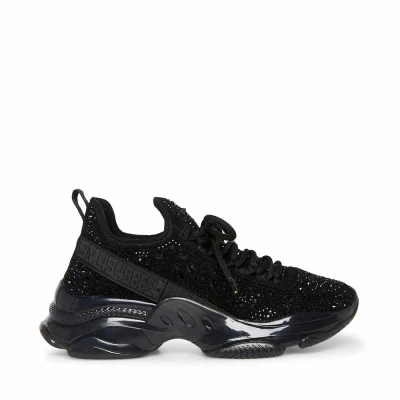 Image de Steve Madden Maxima R Baskets basses, Femme, Taille: 37, black Matière synthétique