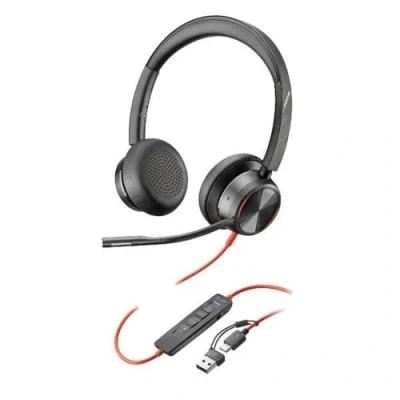 Image de POLY Micro casque Blackwire 8225 stéréo USB C certifié Microsoft Teams + adaptateur C/A Neuf