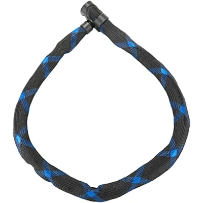Image de Abus Antivol à chaîne Ivera Chain 7210 vélo avec Gaine en Fibre synthétique Niveau de sécurité 8 110 cm Noir, 55142, Black
