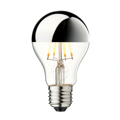 Image de DESIGN BY US Ampoule à tête miroir LED Arbitrary E27 argent 3,5W 2700K intensité