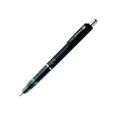 Image de Zebra crayon mécanique Delguard 0,7 mm, corps noir (P mab85 bk)