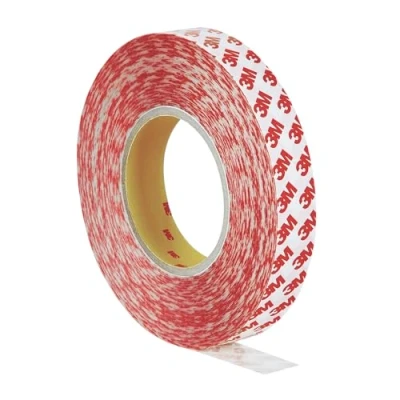 Image de Dpm tapes Ruban adhésif double face GPT en PET: Forte adhérence, tenue sur les surfaces difficiles. Épaisseur 0,21 mm, résistant jusqu&#039;à 150 C, avec résistance UV ex 9088 (25 mm x 50 m)