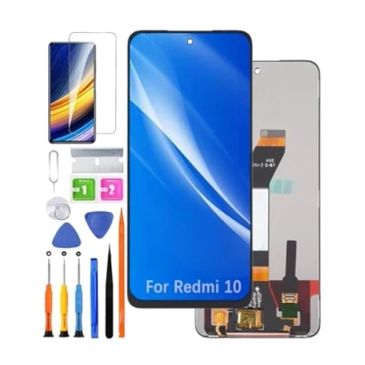 Image de HLYGZX Écran LCD de rechange d&#039;origine pour Xiaomi Redmi 10/10 2022, 21061119AG 21061119DG 21061119AL tactile Digitizer Assembly Kit pièces réparation