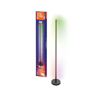 Image de LEDVANCE Lampadaire LED SMART+ WIFI, rond, noir 14W, 1170lm, blanc et couleur réglables, dimmable, fonction bricolage rythme musical, longue durée de vie, contrôlable par application, 2700 6500K